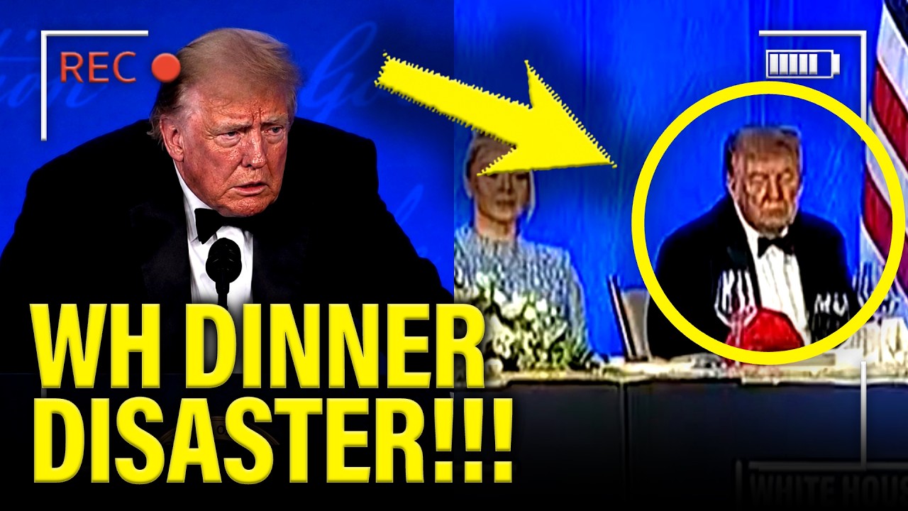 Trump BOMBS at WH DINNER as CROWD GOES SILENT!!!