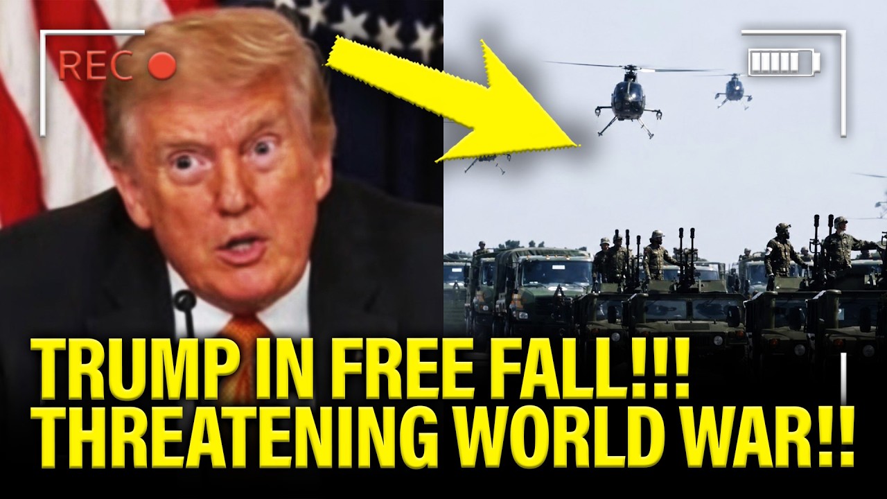 Trump PANICS in AM and THREATENS WORLD WAR