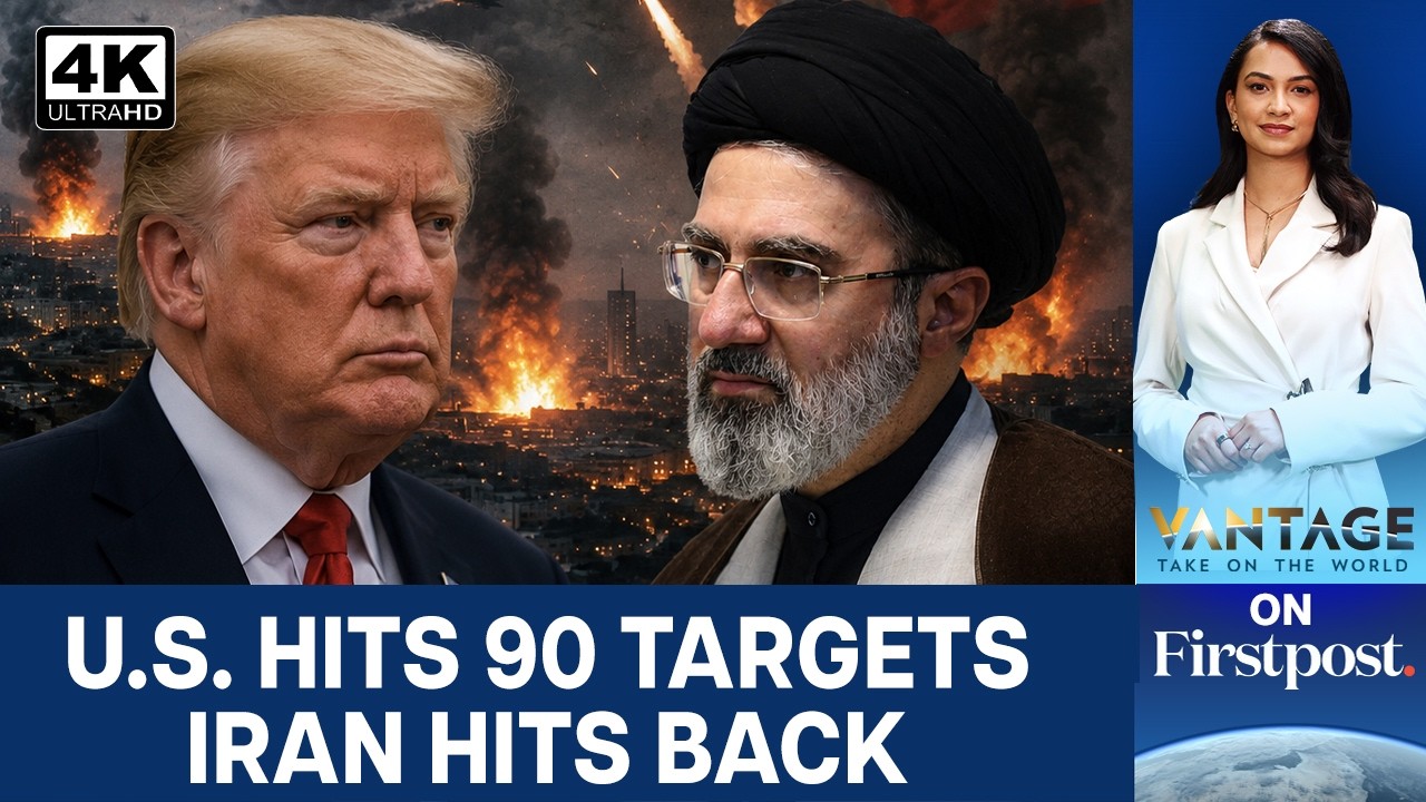 Iran Strikes Back After US Hits 90 Military Targets | Vantage on Firstpost | 4K
