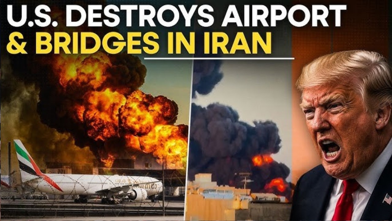US-Iran War LIVE: US Strikes Destroy Iran’s Airport And Bridges, West Asia War Explodes | US News