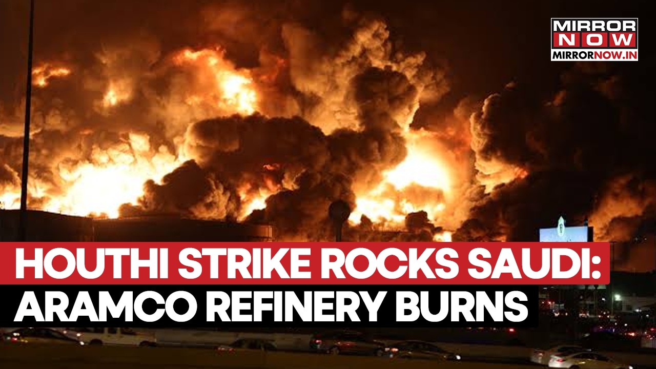 Saudi Aramco Facility Under Attack: Yemen Missiles Target Oil Hub As Red Sea Crisis Explodes | Watch