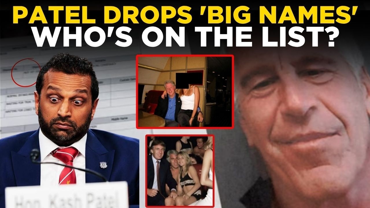 US NEWS LIVE: Patel Drops Bombshell! ‘You Want Names? I’ll Give You Names’,  Big Arrests Coming?