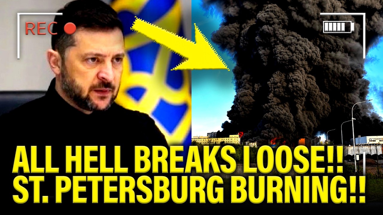 All HELL BREAKS LOOSE as Zelenskyy STRIKES ST  PETERSBURG!!