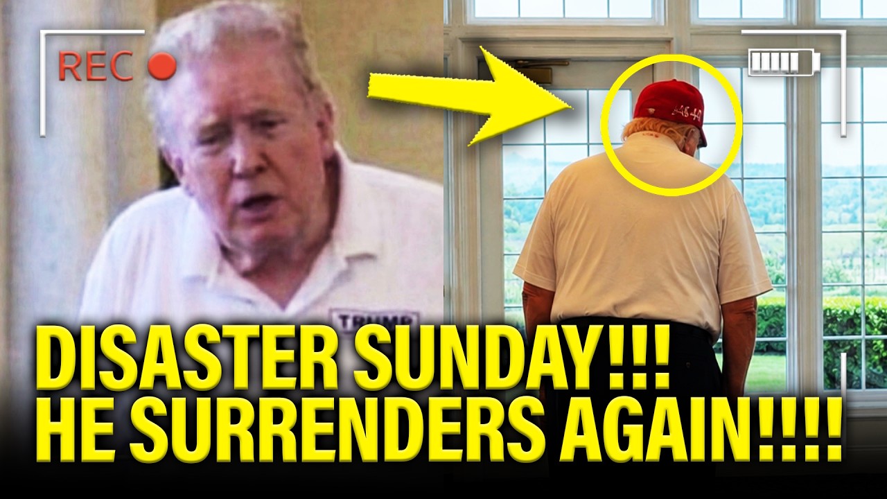 Trump has DISASTER SUNDAY as he SURRENDERS AGAIN!!