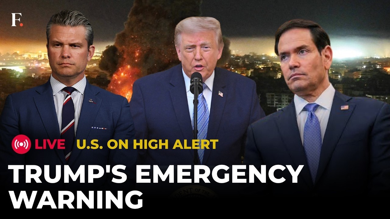 Trump’s Emergency Announcement LIVE | US On High Alert? Trump Issues Urgent Warning