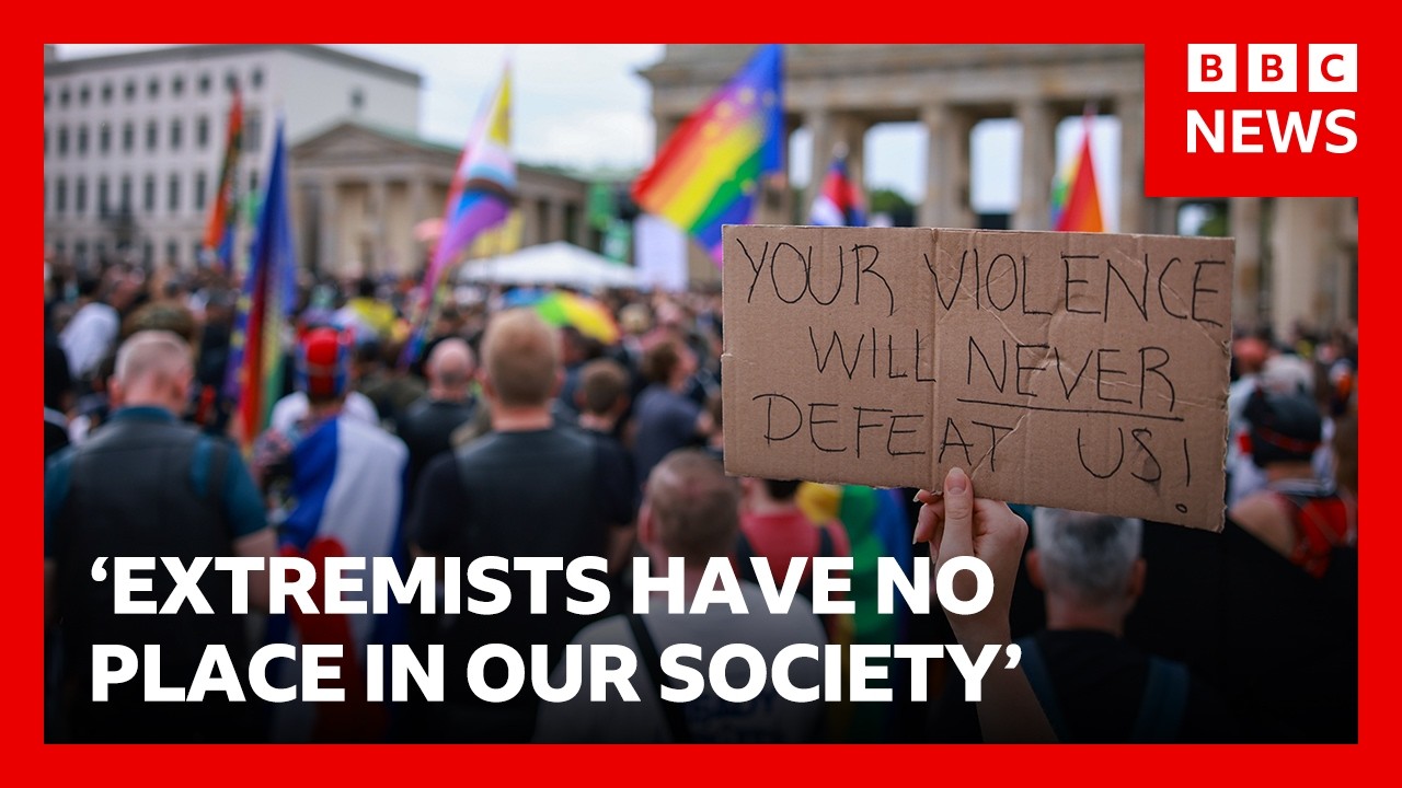 Berlin Pride van ramming likely an ‘Islamist terror attack’, official says | BBC News