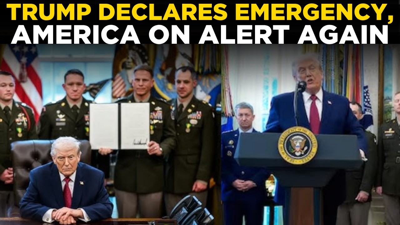 TRUMP LIVE: Trump Declares Emergency As America Faces New Developments | IRAN NEWS