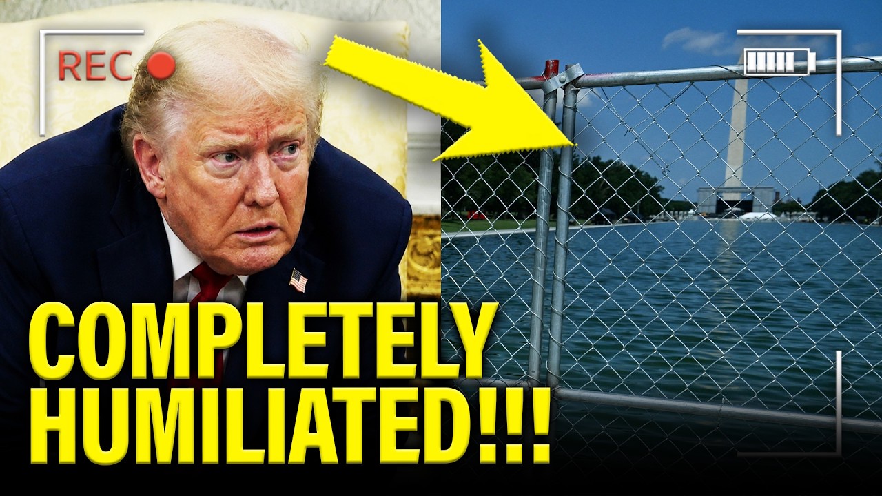 Trump gets HUMILIATING NEWS on REFLECTING POOL!!