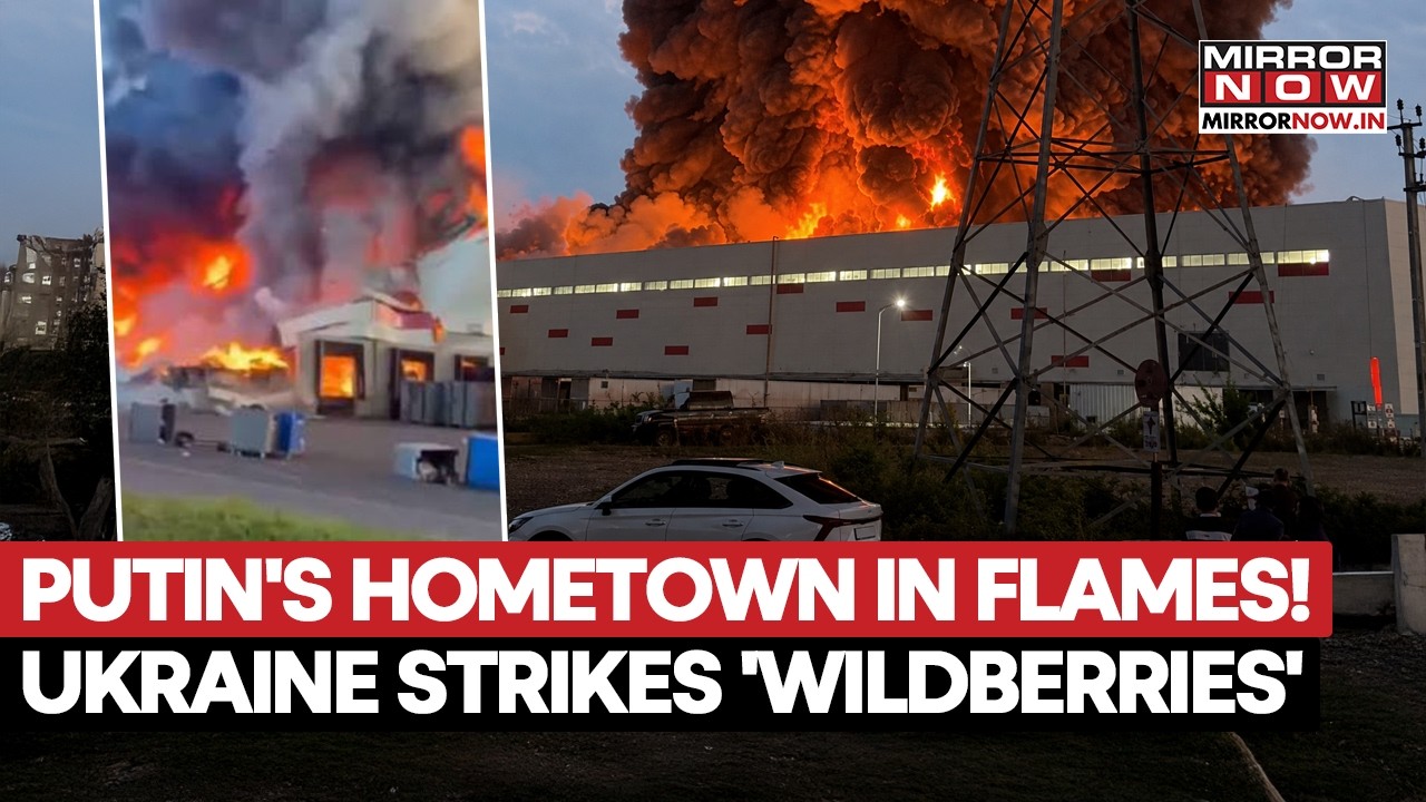 Ukraine Bombs Wildberries Warehouses In St Petersburg, Putin’s Hometown In Flames After Drone Attack