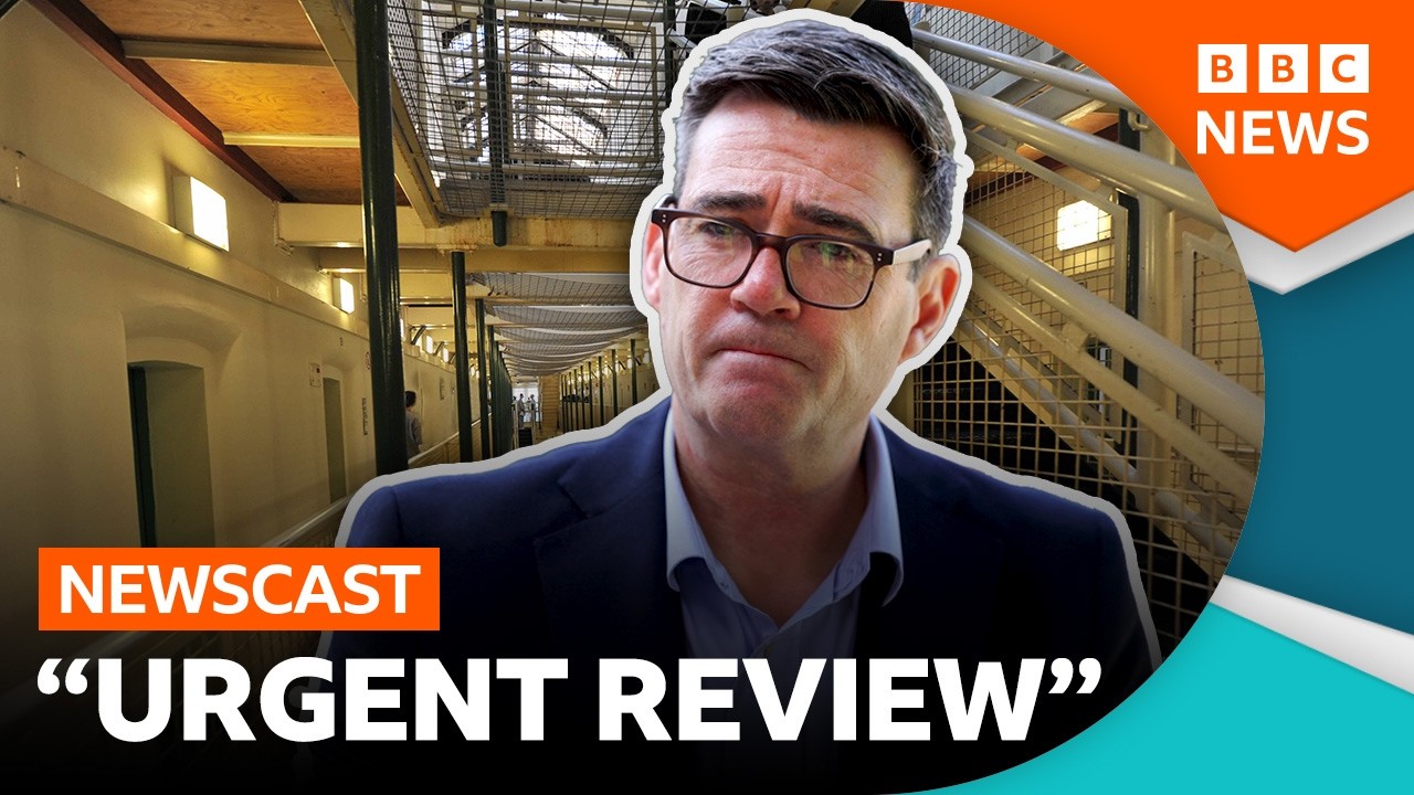 Why has UK Prime Minister Andy Burnham paused plans to release some prisoners early?  BBC Newscast