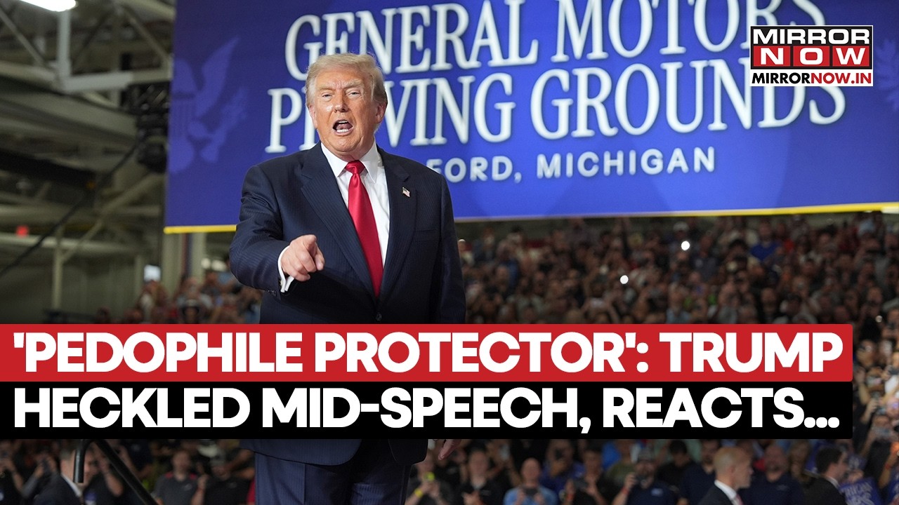 ‘P*DOPHILE PROTECTOR’: Trump Heckled Mid-Speech In Georgia, His Reaction Goes Viral