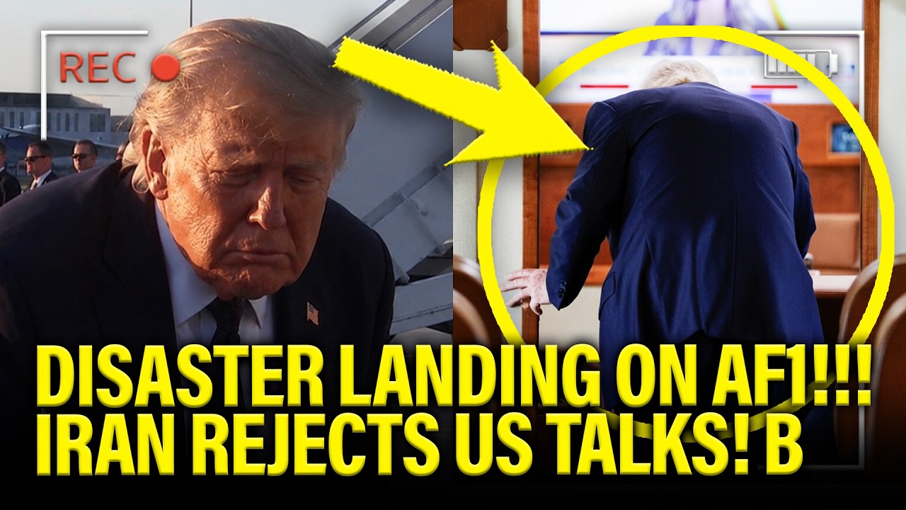 Trump has DISASTER LANDING on AF1 as IRAN REJECTS TALKS!!