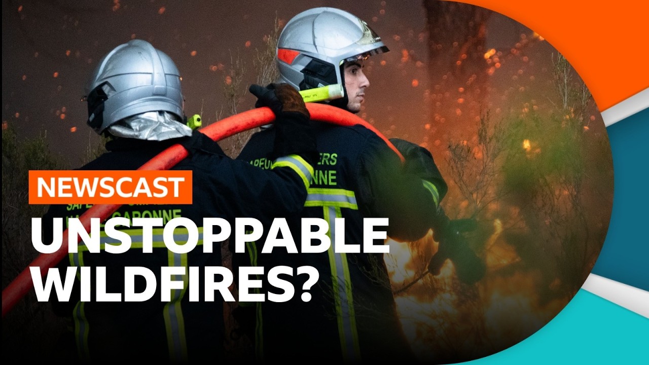 Why are the Spain and France wildfires so bad? | BBC Newscast