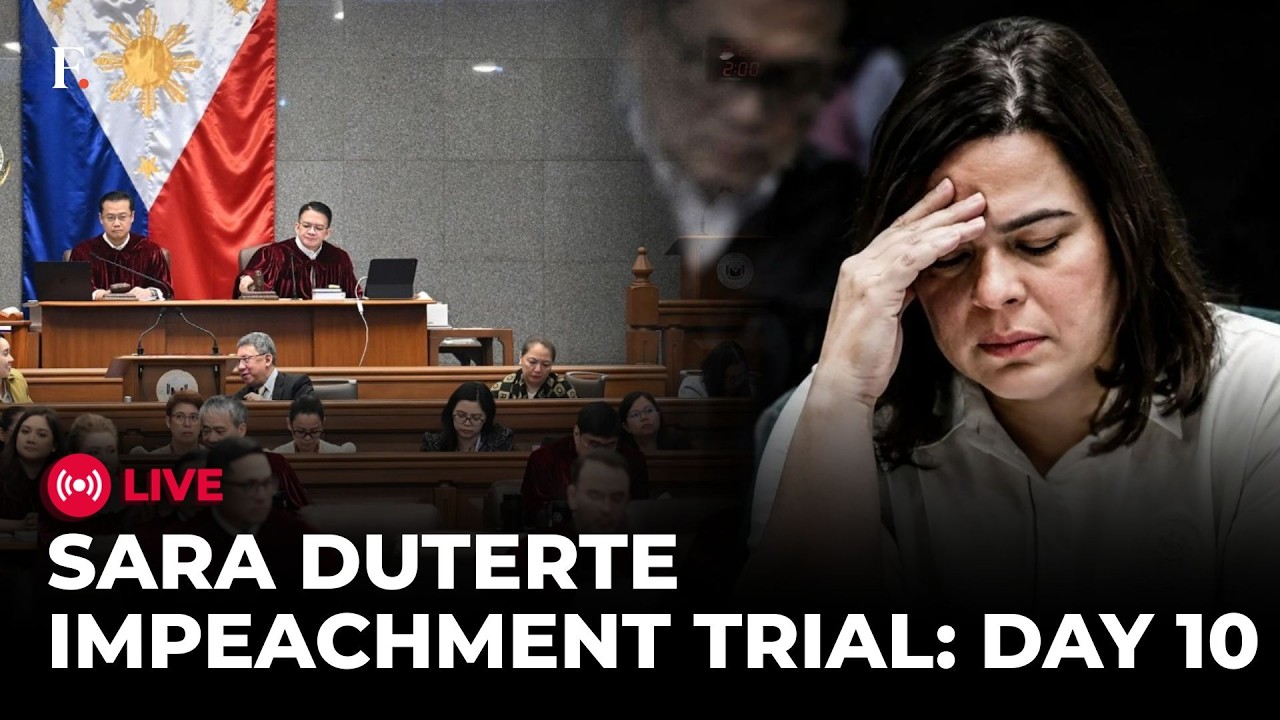 Sara Duterte Impeachment LIVE: VP Sara Duterte on Trial – Day 10 | Philippines Senate LIVE