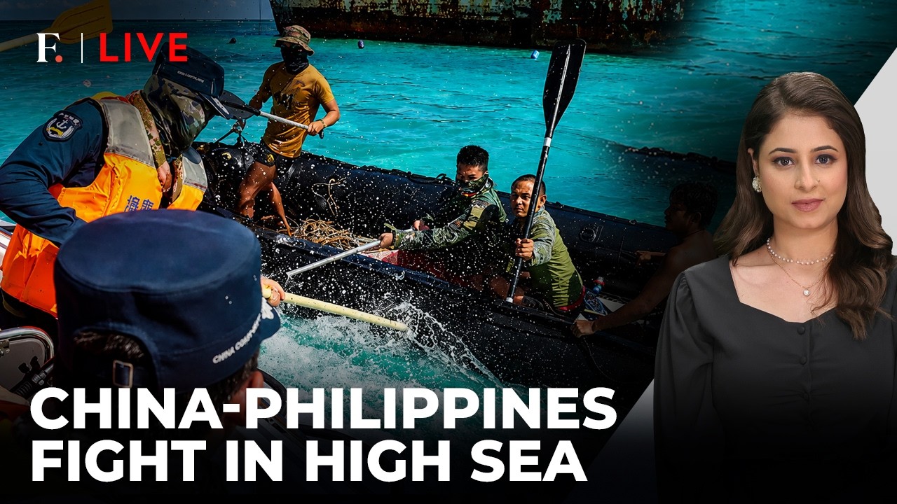 WATCH: Chinese Coast Guard Strikes Filipino Sailor, Violent South China Sea Standoff| Firstpost Live