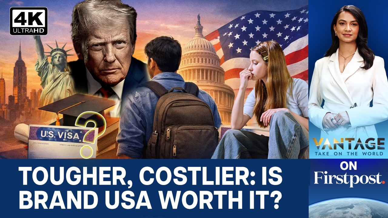 Trump Caps Student & Journalist Visas for U.S.; New Rules Hit Indians Hard |Vantage on Firstpost |4K
