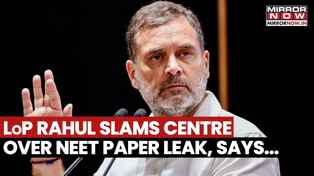 Rahul Gandhi Slams PM Modi, Says ‘Students Want Action, Not Videos’ Amid NEET Protest | WATCH