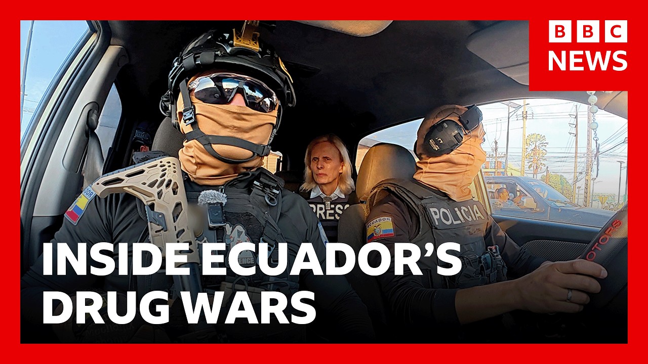 Police fight gangs, guns and corruption in Ecuador’s war on drugs | BBC News