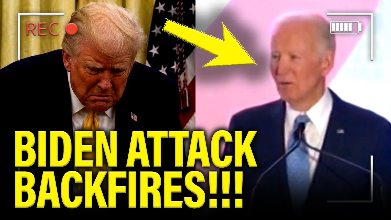Trump gets INSTANT KARMA as BIDEN ATTACK BACKFIRES!!!