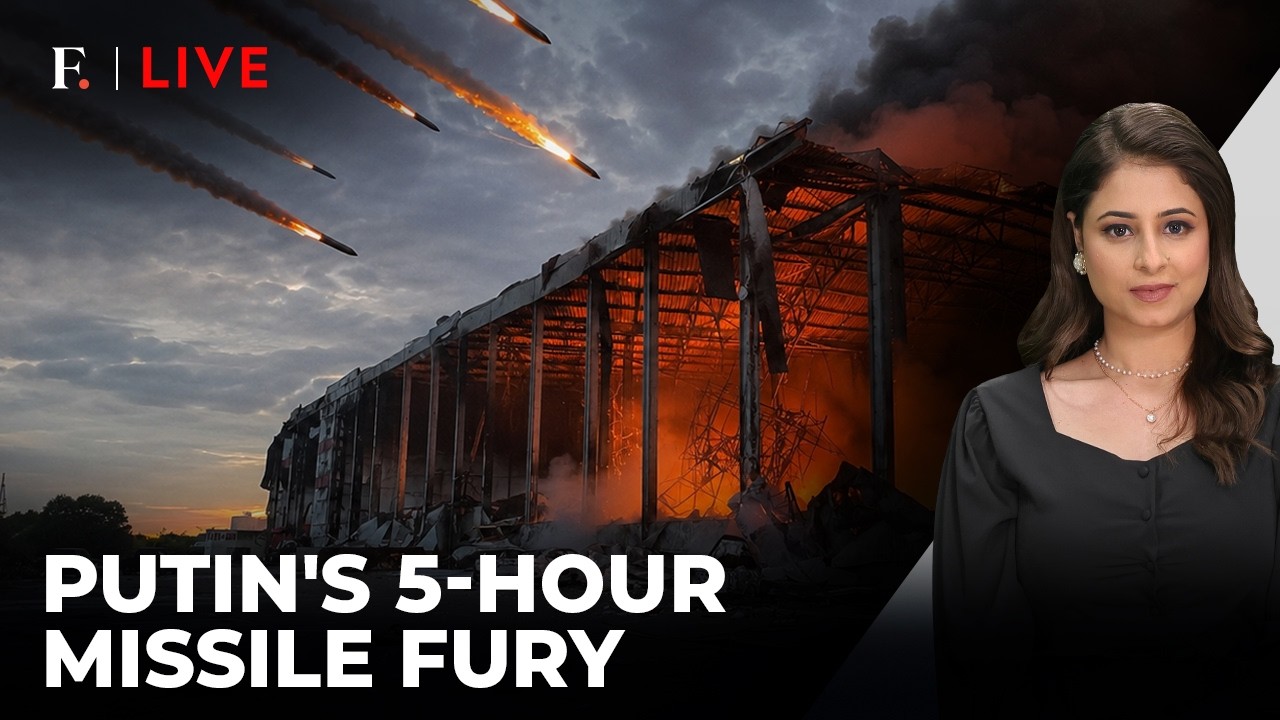 Putin Pounds Kyiv as Ukraine Unleashes 400+ Drones on Moscow | Firstpost Live