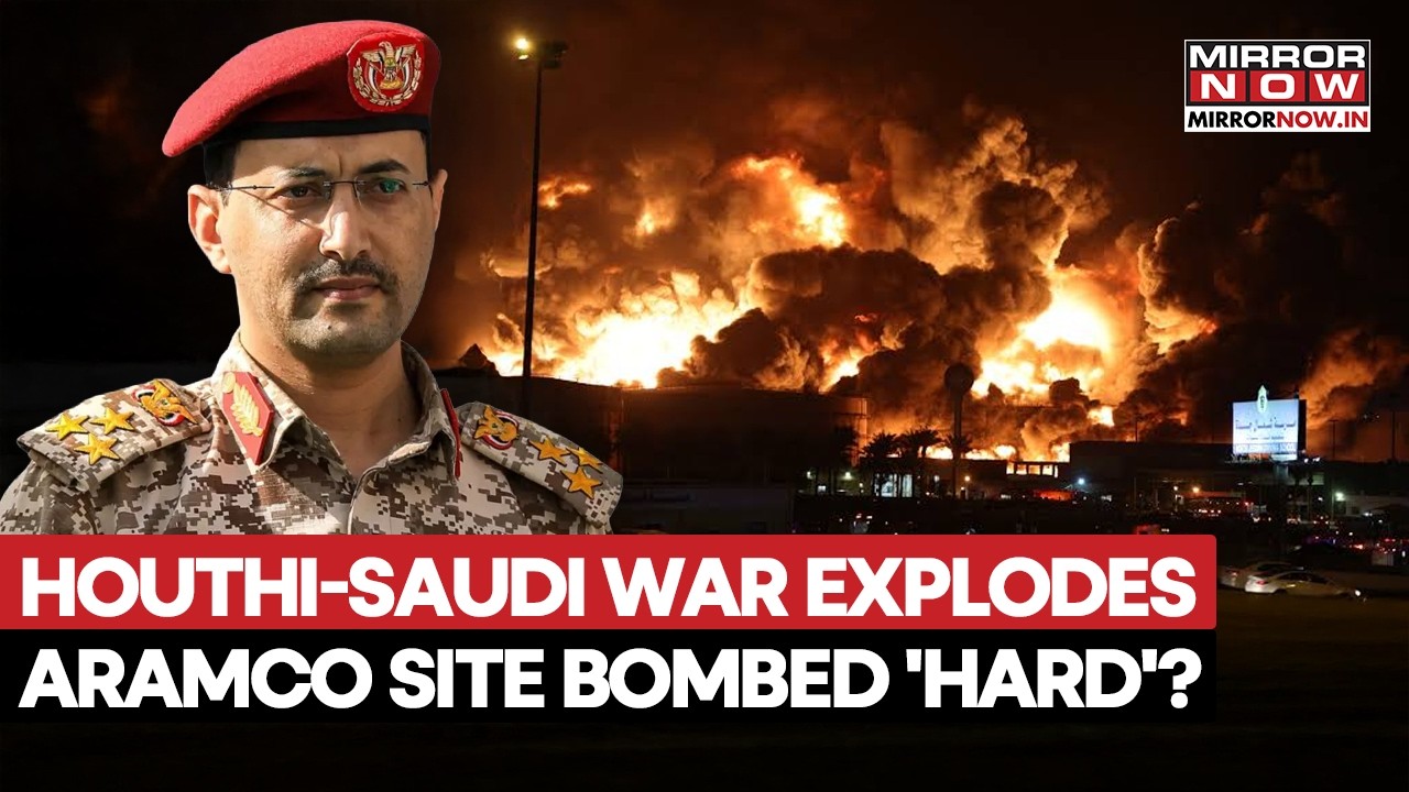 Houthis Bomb Saudi’s Largest Oil Stabilisation Plant, ARAMCO Site In Flames After Drone Attack?