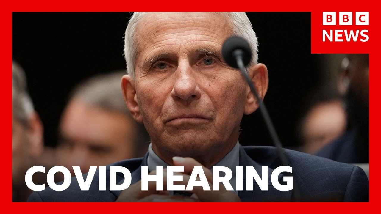 Fauci refuses to answer questions during Covid hearing | BBC News
