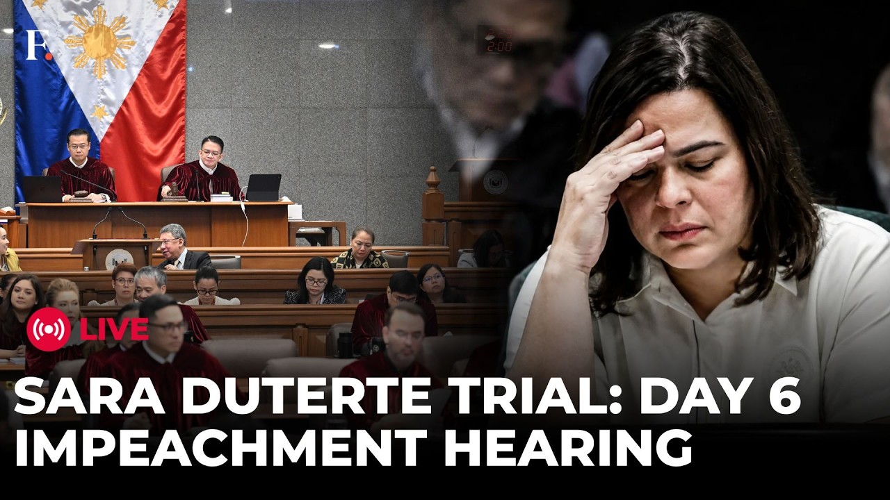 Sara Duterte Hearing LIVE: Day 6 of Duterte Impeachment Trial | Philippines Senate LIVE