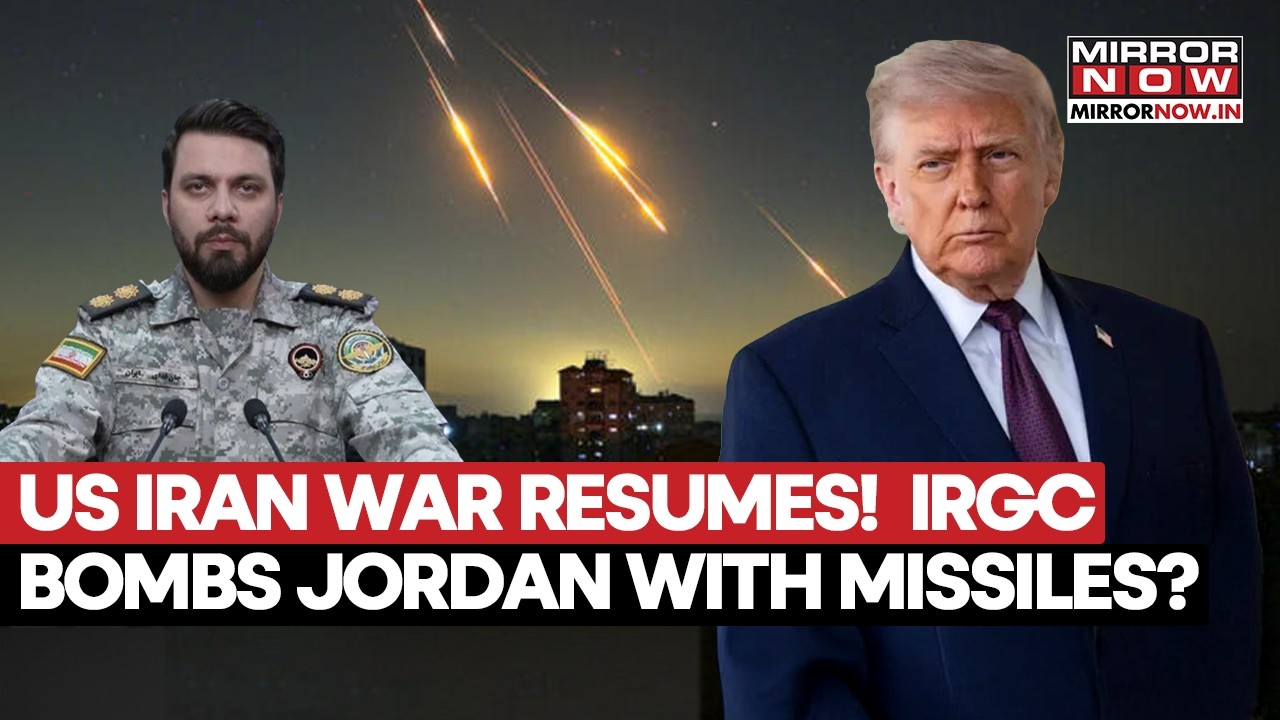 US IRAN WAR RESUMES! IRGC Fires Missiles At Trump’s Military Base In Jordan, CENTCOM Claims…