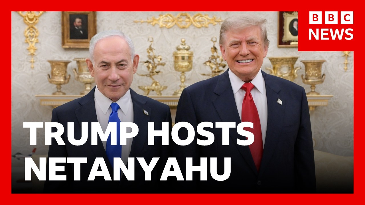 US President Donald Trump hosts Israeli Prime Minister Benjamin Netanyahu at White House | BBC News