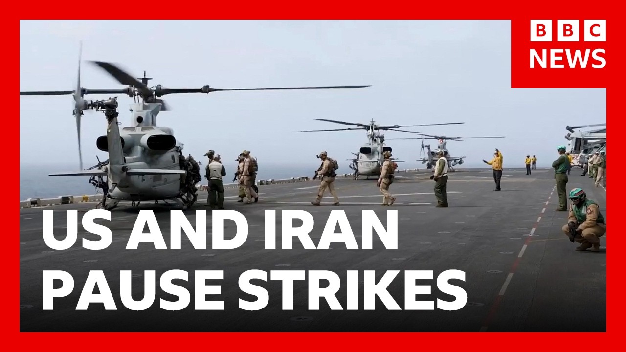 US and Iran pause strikes for third night to make space for talks, US ambassador says | BBC News