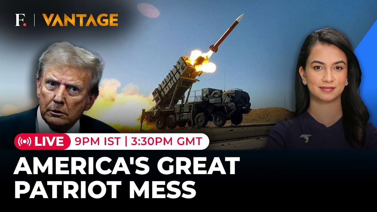 LIVE US Iran War: Trump’s Troops Firing Patriots Faster Than They Can be Replaced? | Vantage