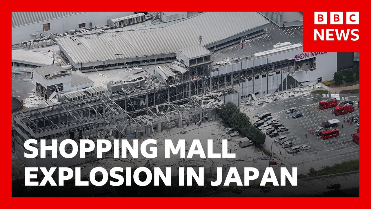 Three people dead after explosion at Japanese shopping mall as earthquake hits region | BBC News
