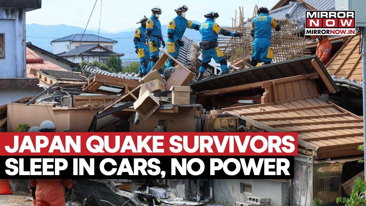 Japan Earthquake Aftermath: Water, Electricity Cut Off, Families Forced Into Cars | WATCH