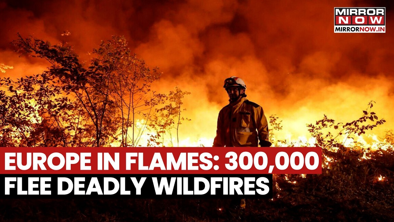 EUROPE WILDFIRES: 300,000 People FLEE IN TERROR as France and Spain Are Engulfed By Raging Infernos