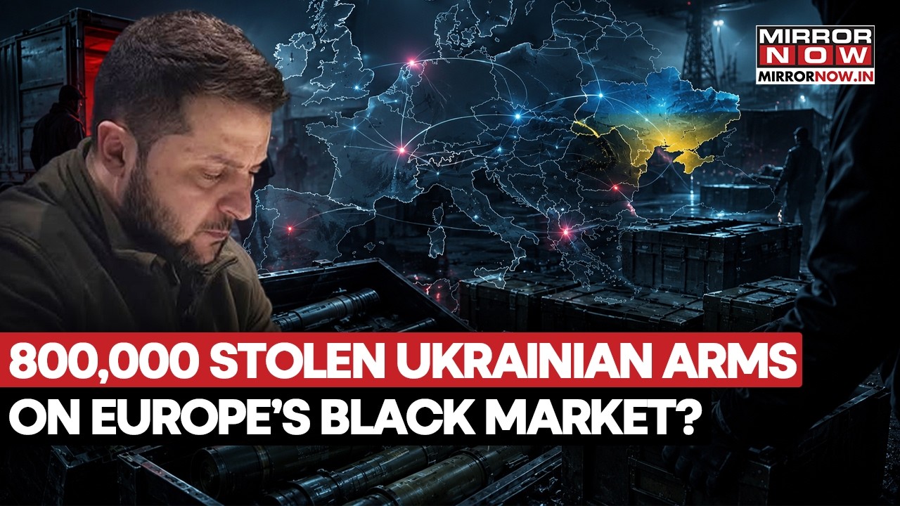 Ukraine’s Weapons ‘Missing’: 8,00,000 Firearms Reportedly End Up On Europe’s Black Market | WATCH