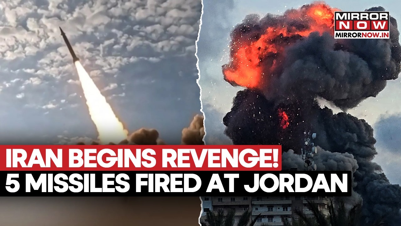 Iran’s Biggest Strike Yet? Missiles Over Jordan Intercepted as US Launches Massive Strikes | Watch