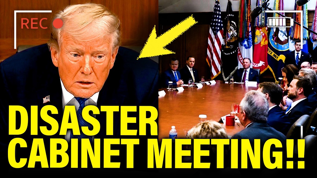 Trump holds DISASTER CABINET MEETING as US ABANDONS BASES!!