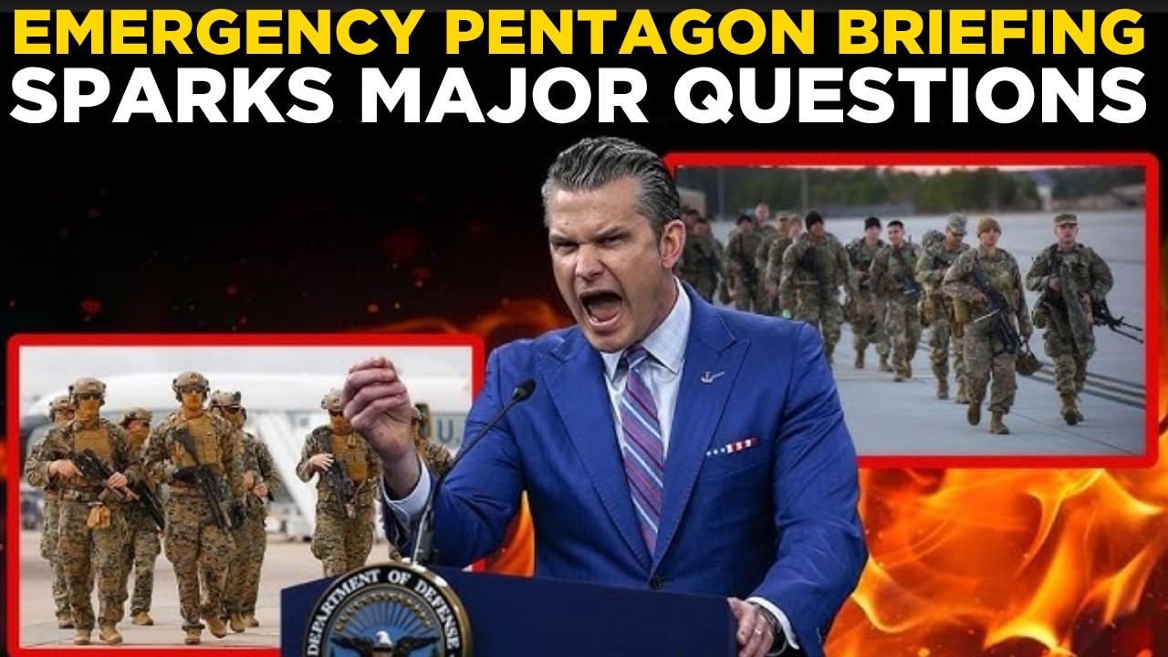 US NEWS LIVE: Pentagon Officials Deliver Urgent National Security Briefing And Updates | US Military