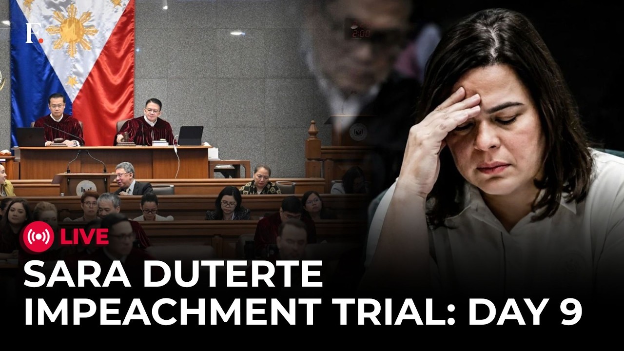 Sara Duterte Impeachment LIVE: VP Sara Duterte on Trial – Day 9 | Philippines Senate LIVE