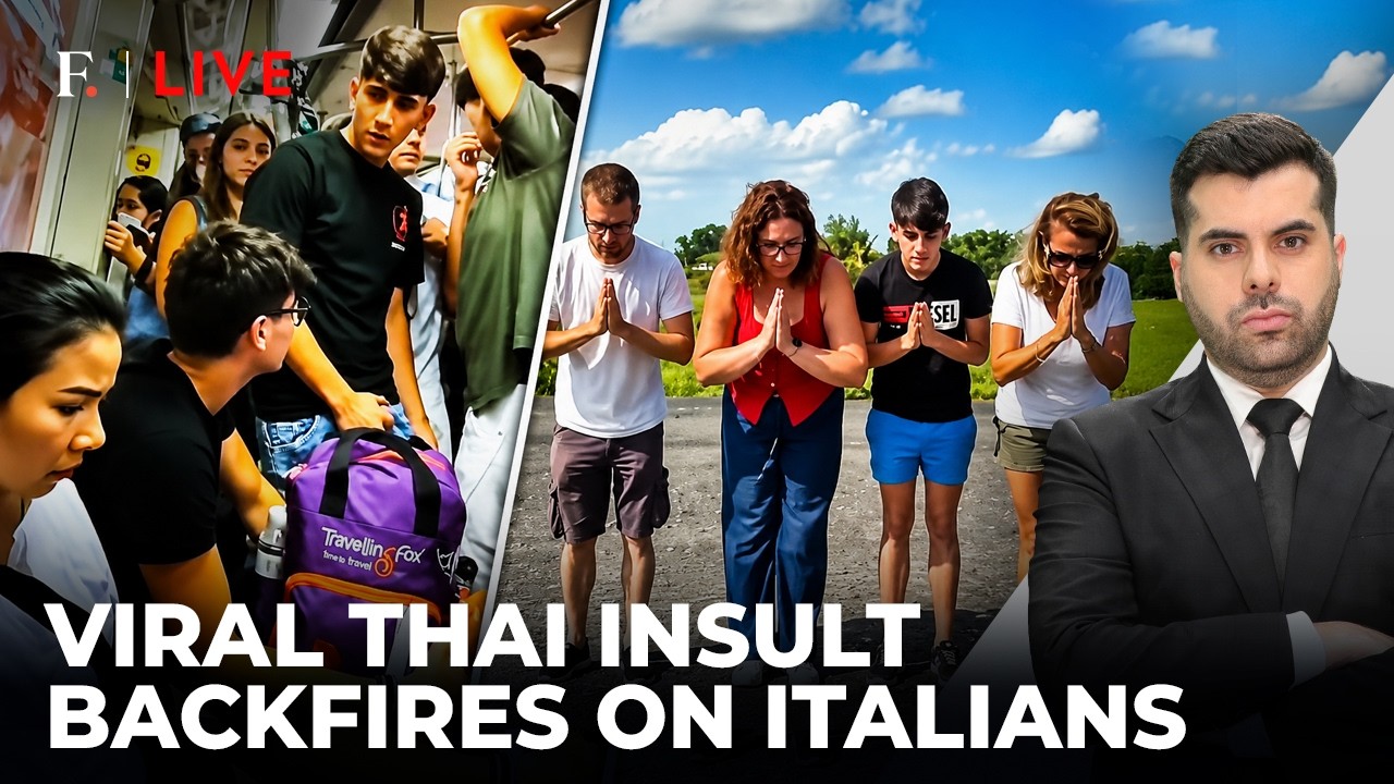 Italian Tourists Mock Thai Woman, Viral Video Sparks Public Apology | Firstpost Live