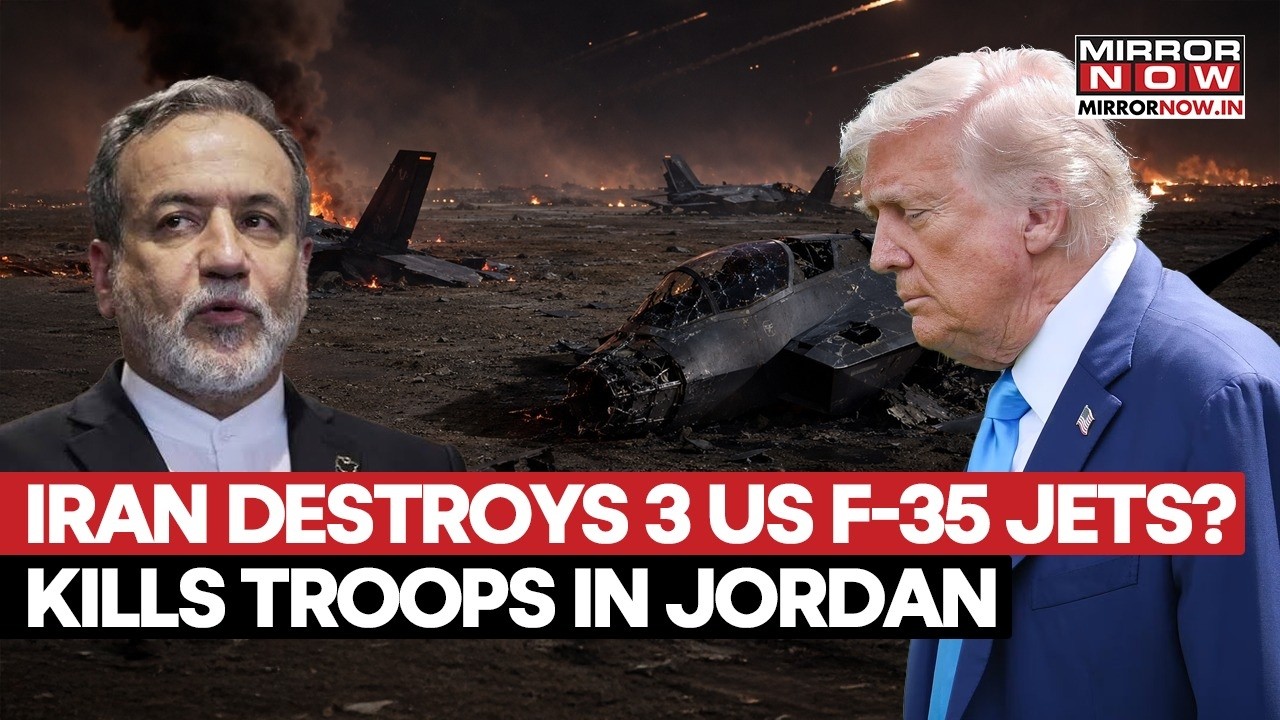 US Three F-35 Fighter Jets Destroyed? Iran’s IRGC Claims Strike ‘Hit’ Jordan Airbase | WATCH