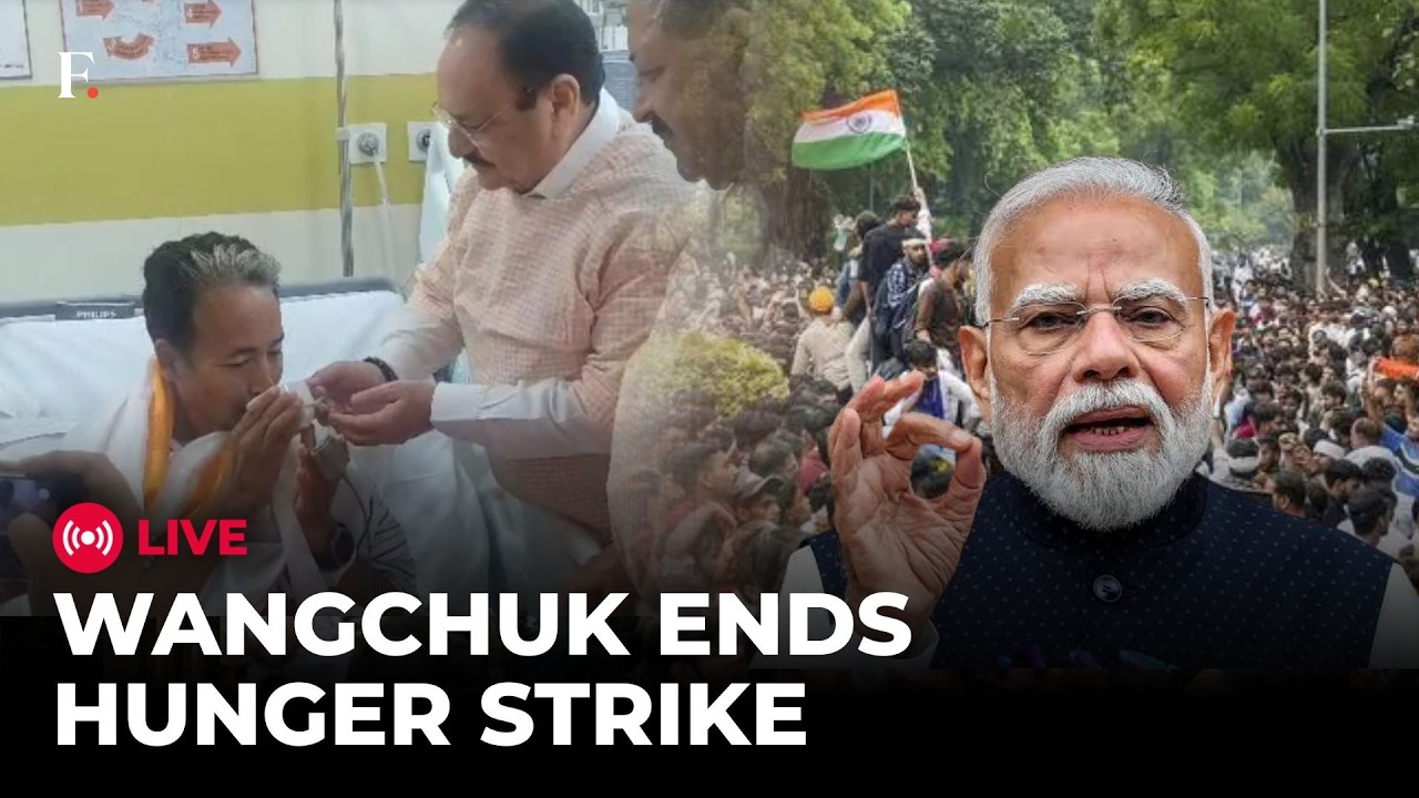 CJP Protest LIVE: Sonam Wangchuk Ends Hunger Strike | PM Modi Makes Big Promise Against Paper Leaks