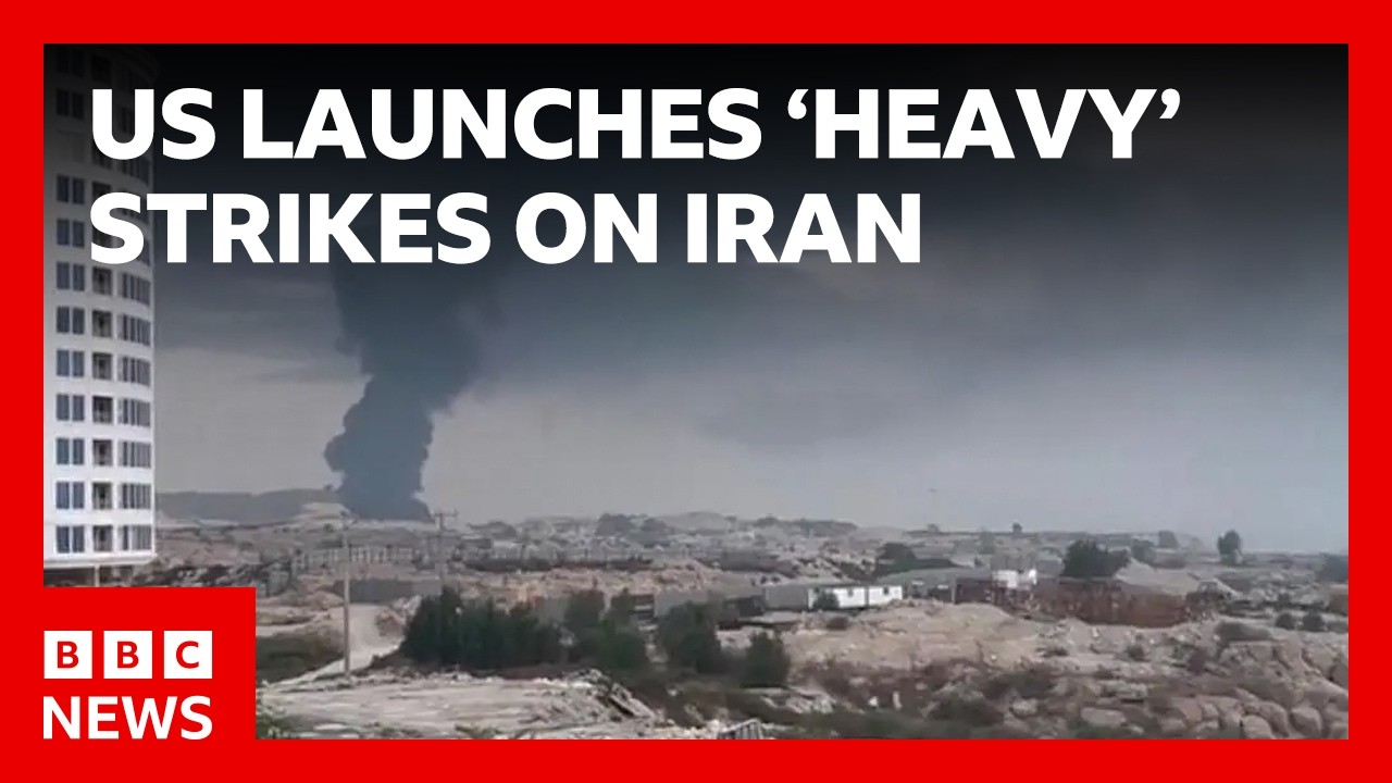 US launches ‘heavy’ strikes on Iran after attempted attack on American troops | BBC News