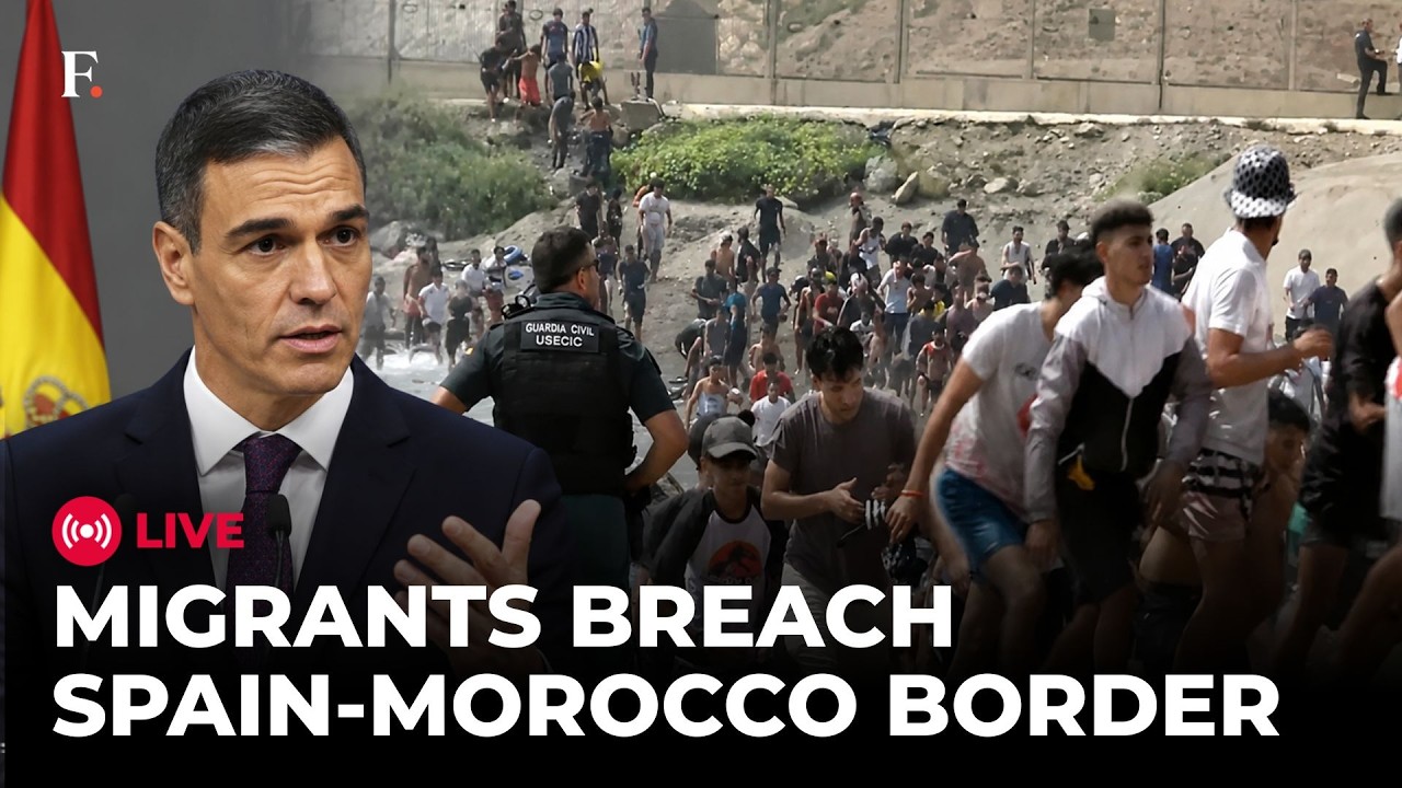 BREAKING NEWS LIVE: Spain-Morocco Border Descends Into Chaos After Migrants Storm Cueta