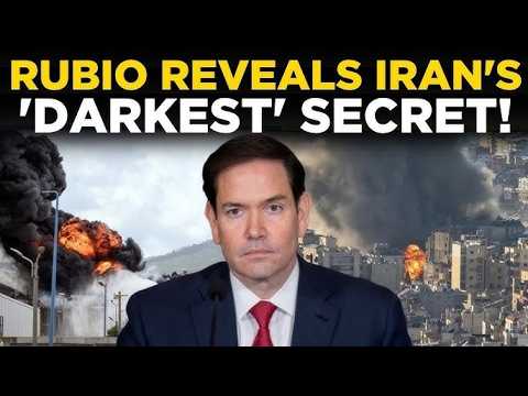 Marco Rubio Live: ‘Iranians Hitting Us Everywhere’, Rubio’s Big Nuclear Declaration On Iran | LIVE