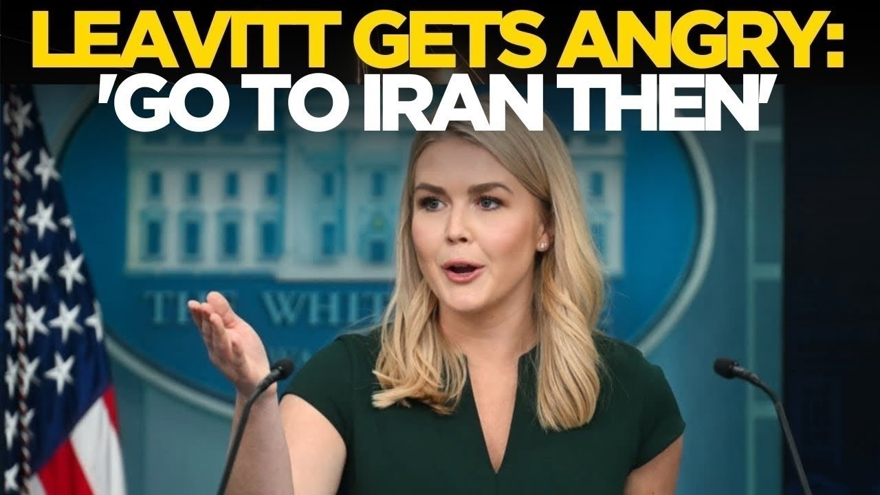 White House LIVE: Karoline Leavitt STORMS OUT of Press Briefing After Being Cornered | US News LIVE