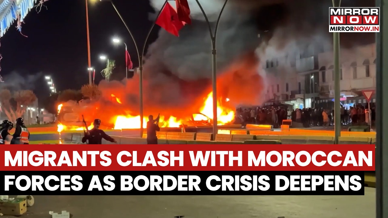 Migrant Chaos Erupts: Clashes With Moroccan Forces Explode As Border Crisis Spirals | Watch