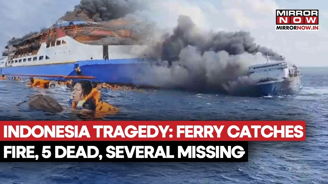 Indonesia Ferry Horror: 5 Dead, 41 Missing After Vessel Erupts In Deadly Fire | WATCH