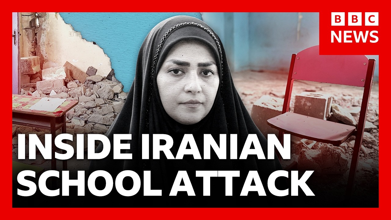 BBC visits Iran school where strike killed 120 children | BBC News