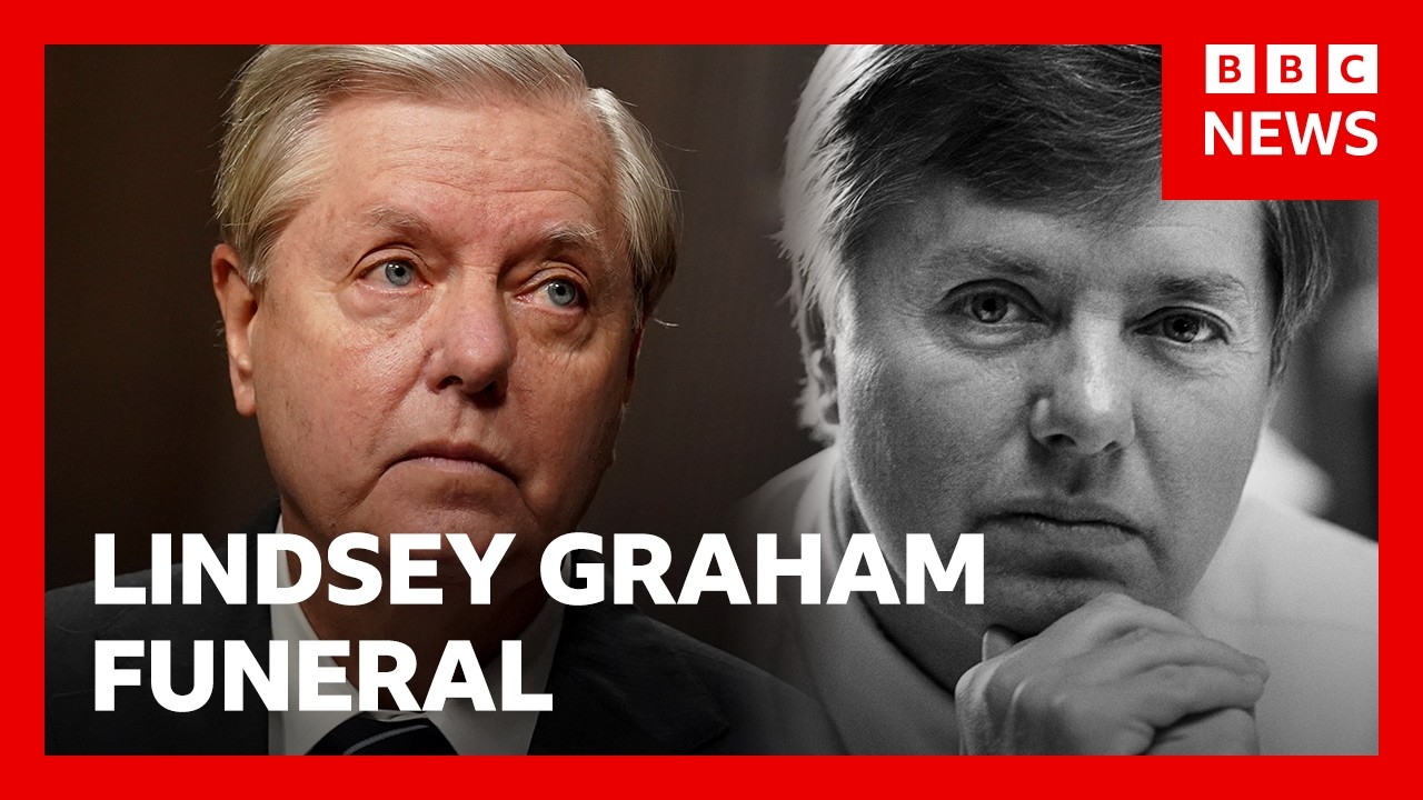 US Senator Lindsey Graham remembered in funeral service | BBC News